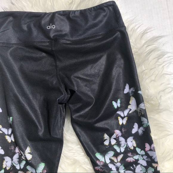 ALO airbrush butterfly leggings size small black - Picture 6 of 8